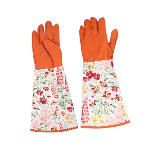 TOGEVAL 1 Paar Gartenhandschuhe mit Ärmeln Atmungsaktive Bedruckte Schutzhandschuhe für Gartenarbeiten Braun für Schutz vor Schnitten und Gefährlichen Substanzen TOGEVAL 1 Paar Gartenhandschuhe mit Ärmeln Atmungsaktive Bedruckte Schutzhandschuhe für Gartenarbeiten Braun für Schutz vor Schnitten und Gefährlichen Substanzen von TOGEVAL