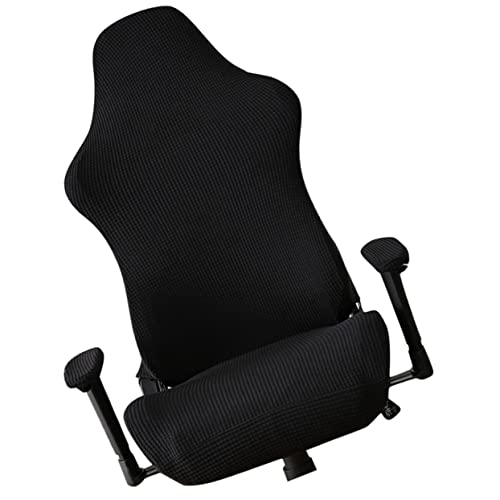 TOGEVAL 1 Satz Dehnbarer Gaming Stuhlbezug Elastischer Schonbezug für Computerstühle Waschbar Schutz vor Abnutzung für Nutzung im oder Gaming Bereich von TOGEVAL
