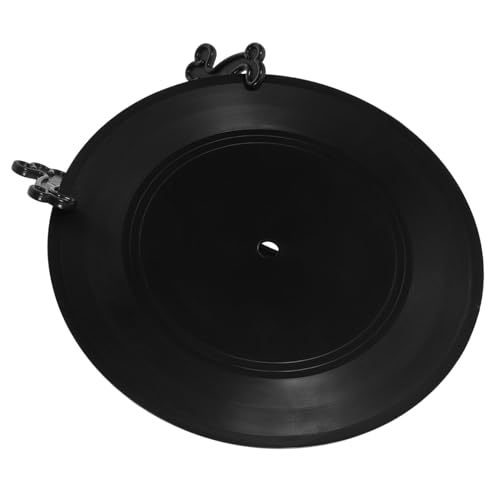 TOGEVAL 1 Satz Desktop Vinyl mit Halterung Vintage Schallplatten Deko für Zuhause und Party von TOGEVAL