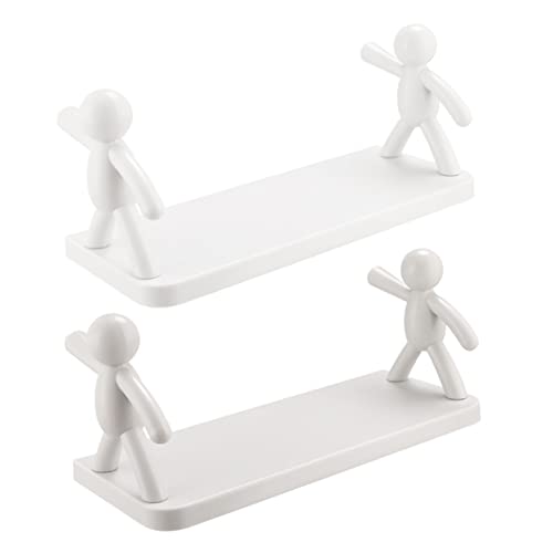TOGEVAL 1 Satz Wandregal Für Badezimmer Vielseitiges Und Aufbewahrungsregal Bohrfreier Montage Für Handtücher Und Toilettenartikel Weiß 2 Stück TOGEVAL 1 Satz Wandregal Für Badezimmer Vielseitiges Und Aufbewahrungsregal Bohrfreier Montage Für Handtücher Und Toilettenartikel Weiß 2 Stück von TOGEVAL