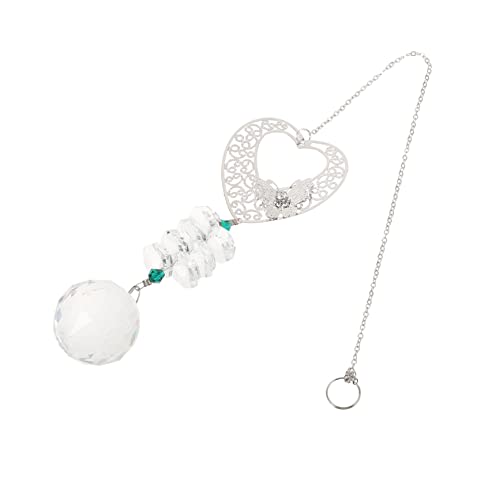 TOGEVAL 1 Stück Kristallpendant Hängedeko für Fenster Kronleuchter Herzform Transparentes Design Regenbogen für Hochzeit Garten Fotografie TOGEVAL 1 Stück Kristallpendant Hängedeko für Fenster Kronleuchter Herzform Transparentes Design Regenbogen für Hochzeit Garten Fotografie von TOGEVAL