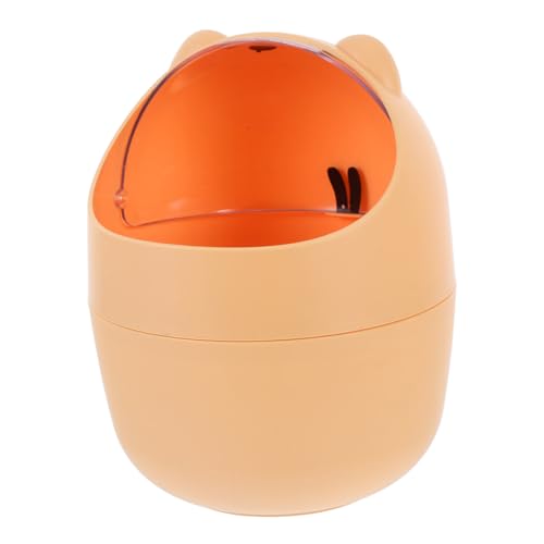 TOGEVAL 1 Stück Mini Tischmülleimer mit Deckel Lustiger Multifunktionaler Abfallbehälter für Schreibtisch Badezimmer und Büro Kleiner Bunter Abfalleimer für Platzsparendes Design Gelb TOGEVAL 1 Stück Mini Tischmülleimer mit Deckel Lustiger Multifunktionaler Abfallbehälter für Schreibtisch Badezimmer und Büro Kleiner Bunter Abfalleimer für Platzsparendes Design Gelb von TOGEVAL