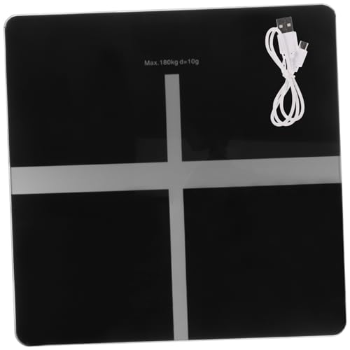 TOGEVAL 1 Stück USB Ladefähige Körperwaage Präzise Gesundheitswaage für Hause Hochwertiges Sicherheitsglas Akkulaufzeit Exakte Messung zur Gewichtskontrolle TOGEVAL 1 Stück USB Ladefähige Körperwaage Präzise Gesundheitswaage für Hause Hochwertiges Sicherheitsglas Akkulaufzeit Exakte Messung zur Gewichtskontrolle von TOGEVAL