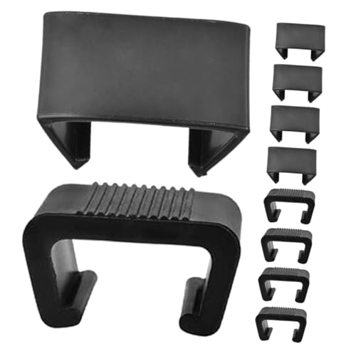 TOGEVAL 10 Stück Gartenmöbel Clips Teiliges Kunststoff Verbindungsclips für Rattan Sofas und Terrassenmöbel Installieren für Outdoor Bereich und Büro von TOGEVAL
