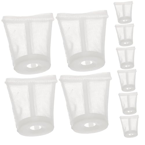 TOGEVAL 10 Stück Teiliges Airless Spritzpistolenfilter mit Mesh Feinsieb Langlebiger Ersatz für Farbsprüher Verstopfungsfreier Lackierfilter für Autolackierung und Heimwerkerprojekte von TOGEVAL