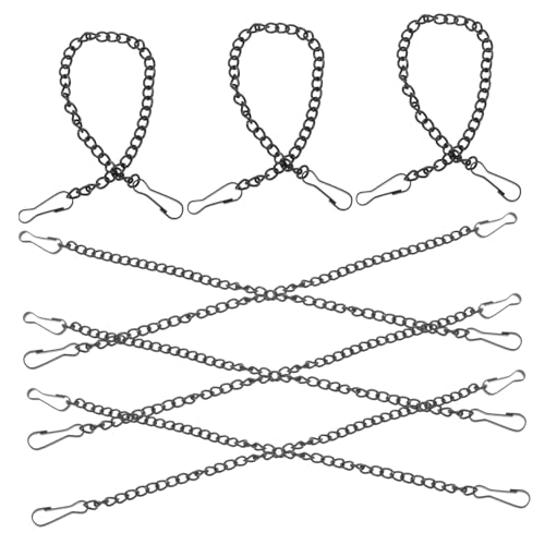 TOGEVAL 10 Stück Teiliges Schwarze Metall hängeschnüre mit Haken Stabile Aufhängeketten für Pflanzen Vogelhäuschen Dekorationen und Werbetafeln Lange Belastbare Metallketten für Innen TOGEVAL 10 Stück Teiliges Schwarze Metall hängeschnüre mit Haken Stabile Aufhängeketten für Pflanzen Vogelhäuschen Dekorationen und Werbetafeln Lange Belastbare Metallketten für Innen von TOGEVAL