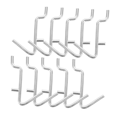 TOGEVAL 10 Stück Teiliges V förmiges Pegboard haken Edelstahl Rutschfeste Aufbewahrungshaken für Lochwand Einfache Montage Robuste Werkzeug Schmuckhalterung für Garage und Zuhause TOGEVAL 10 Stück Teiliges V förmiges Pegboard haken Edelstahl Rutschfeste Aufbewahrungshaken für Lochwand Einfache Montage Robuste Werkzeug Schmuckhalterung für Garage und Zuhause von TOGEVAL