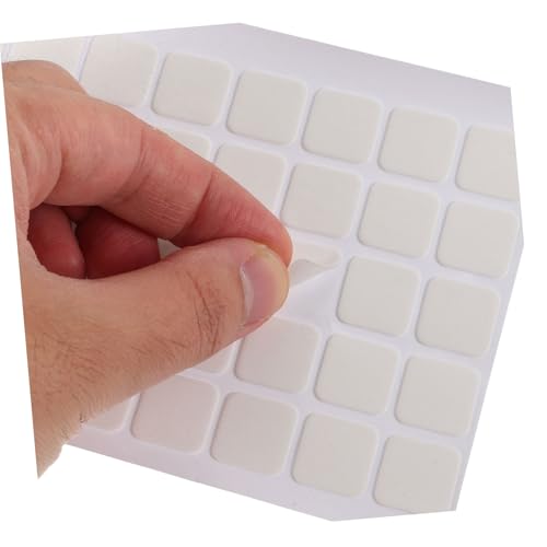 TOGEVAL 100 Stück Doppelseitige Klebepads Quadratisch Nano Klebepunkte Stark Haftend Spurlos Ablösbar für DIY Basteln Wandmontage Büro Auto Interior von TOGEVAL