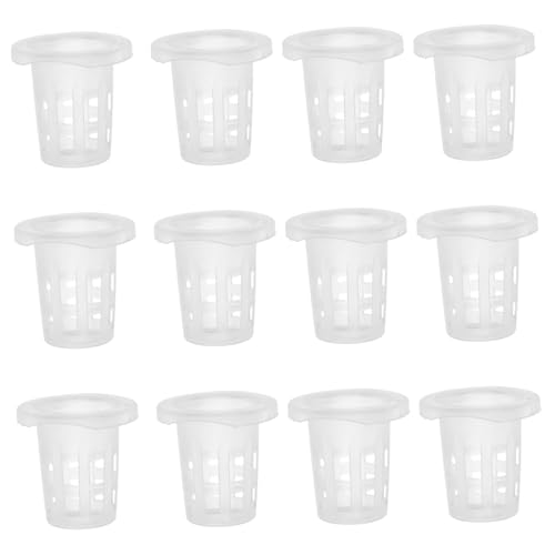 TOGEVAL 100 Stück Hydroponik Netztöpfe Pflanzkörbe mit Belüftungsnetz für Hydrokultur Balkon Garten Halbdurchsichtig Wurzelkontrollierend Widerstandsfähig Geeignet für Gemüse Blumen TOGEVAL 100 Stück Hydroponik Netztöpfe Pflanzkörbe mit Belüftungsnetz für Hydrokultur Balkon Garten Halbdurchsichtig Wurzelkontrollierend Widerstandsfähig Geeignet für Gemüse Blumen von TOGEVAL