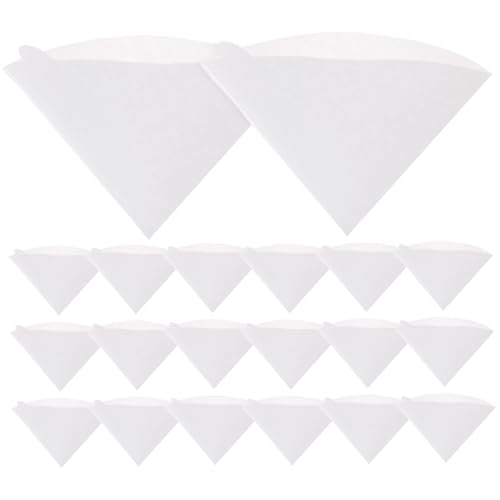 TOGEVAL 100 Stück Kaffeefilter Papier für Personen Einfache Handhabung Schnelles Filtern Platzsparend Stapelbar Weiß Kompakt und Leicht für Frischen Kaffeegenuss Unterwegs TOGEVAL 100 Stück Kaffeefilter Papier für Personen Einfache Handhabung Schnelles Filtern Platzsparend Stapelbar Weiß Kompakt und Leicht für Frischen Kaffeegenuss Unterwegs von TOGEVAL