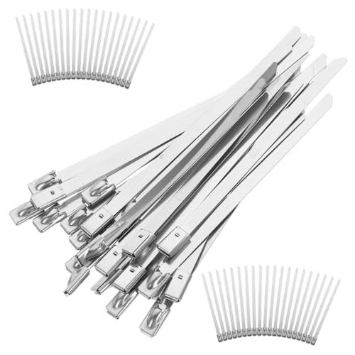 TOGEVAL 100 Stück Teiliges Edelstahl Kabelbinder Selbstsichernd Rostfreie Metall Kabelbinder für Kabelmanagement Garten Zaun Dach Befestigung Robust Langlebig TOGEVAL 100 Stück Teiliges Edelstahl Kabelbinder Selbstsichernd Rostfreie Metall Kabelbinder für Kabelmanagement Garten Zaun Dach Befestigung Robust Langlebig von TOGEVAL