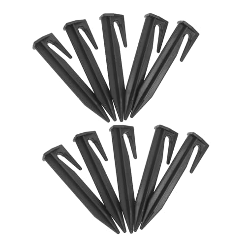 TOGEVAL 100 Stück Zeltheringe Leicht und Robust Camping Bodenanker aus Hochwertigem Material für Zelte Pavillons Strand und Garten Stabile Befestigung für Harte Böden und Outdoor Einsätze von TOGEVAL