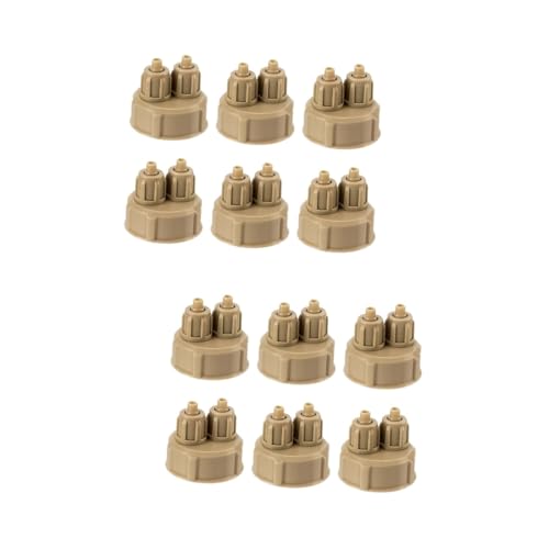 TOGEVAL 2sets Aquarium Co2 Zubehör Kohlendioxid Flasche Kappen Kappe Abs Material Grau 6 Stücke * 2 TOGEVAL 2sets Aquarium Co2 Zubehör Kohlendioxid Flasche Kappen Kappe Abs Material Grau 6 Stücke * 2 von TOGEVAL