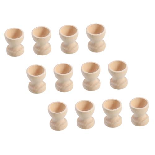 TOGEVAL 12 Stück 12 teilig handbemalter Holz Eierhalter für DIY Eierbecher Cartoon Design für Frühstück kreative Eierbemalung und sichere Eierpräsentation Zuhause Kindergarten TOGEVAL 12 Stück 12 teilig handbemalter Holz Eierhalter für DIY Eierbecher Cartoon Design für Frühstück kreative Eierbemalung und sichere Eierpräsentation Zuhause Kindergarten von TOGEVAL