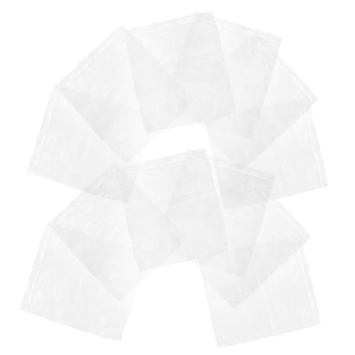 TOGEVAL 12 Stück Teiliges Klimaanlagen-filternetz aus Pet-papier mit Doppelseitigem Klebestreifen Staubdichtes Anti-allergie Luftfilterpapier für Zuhause Auto Individuell Zuschneidbar Weiß von TOGEVAL