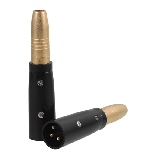 TOGEVAL 2 STÜCK Audio Adapter Klinke zu Xlr Pin Female Vergoldeter Trs Anschluss Korrosionsbeständig für Mikrofon Tonverstärker und Audiogeräte Hohe Signalqualität TOGEVAL 2 STÜCK Audio Adapter Klinke zu Xlr Pin Female Vergoldeter Trs Anschluss Korrosionsbeständig für Mikrofon Tonverstärker und Audiogeräte Hohe Signalqualität von TOGEVAL