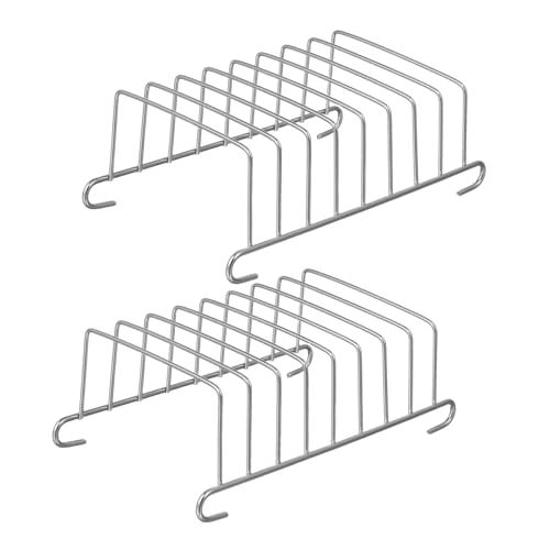 TOGEVAL 2 STÜCK Cooking Rack Teilig Air Fryer Zubehör Toasthalter Metallständer Hitzebeständig für Heißluftfritteuse und Dampfgarer Küche TOGEVAL 2 STÜCK Cooking Rack Teilig Air Fryer Zubehör Toasthalter Metallständer Hitzebeständig für Heißluftfritteuse und Dampfgarer Küche von TOGEVAL