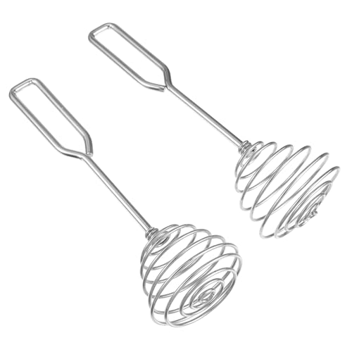TOGEVAL 2 Stck Edelstahl Eierquirl mit Quadratischem Griff Handlicher Schneebesen zum Rühren und Schlagen Platzsparender Küchenhelfer mit Aufhängeöse zum Backen und Kochen TOGEVAL 2 Stck Edelstahl Eierquirl mit Quadratischem Griff Handlicher Schneebesen zum Rühren und Schlagen Platzsparender Küchenhelfer mit Aufhängeöse zum Backen und Kochen von TOGEVAL