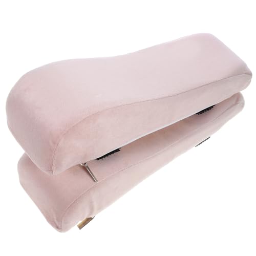 TOGEVAL 2 Stück Armlehnenpolster für Bürostuhl Ergonomische Armauflagen Weiche Armstützen für Gaming Stühle Druckentlastende Ellenbogenkissen Passform für Büro und Computerstühle von TOGEVAL