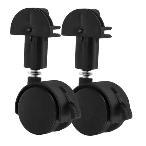 TOGEVAL 2 Stück Ersatzrollen für Katzenkäfige Kompakte Langlebige Möbelrollen mit Leiser Sanfter Rotation Einfache Befestigung rutschfest und Bodenschonend Robuste Konstruktion für von TOGEVAL