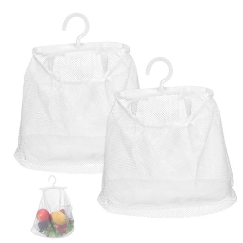 TOGEVAL 2 Stück Hängende Mesh Aufbewahrungstaschen Praktische Küchenorganisation für Gemüse und Obst Atmungsaktive Netztaschen zur Wandmontage Platzsparend und Leicht zu Reinigen TOGEVAL 2 Stück Hängende Mesh Aufbewahrungstaschen Praktische Küchenorganisation für Gemüse und Obst Atmungsaktive Netztaschen zur Wandmontage Platzsparend und Leicht zu Reinigen von TOGEVAL
