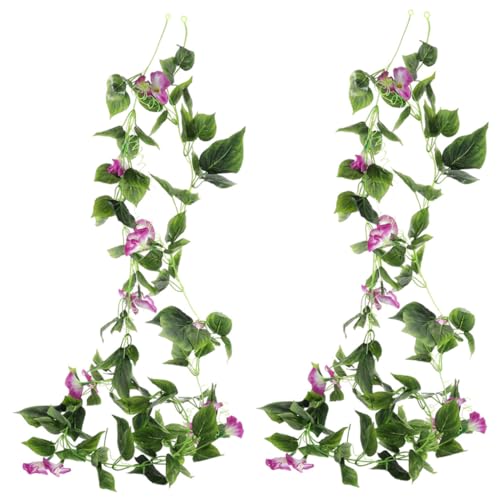 TOGEVAL 2 Stück Künstliche Blumenranke Teiliges Realistische Kletterpflanze Wetterfeste Dekoration für Garten Zaun Treppe Vielseitige Künstliche Girlande für Hochzeit und Party TOGEVAL 2 Stück Künstliche Blumenranke Teiliges Realistische Kletterpflanze Wetterfeste Dekoration für Garten Zaun Treppe Vielseitige Künstliche Girlande für Hochzeit und Party von TOGEVAL