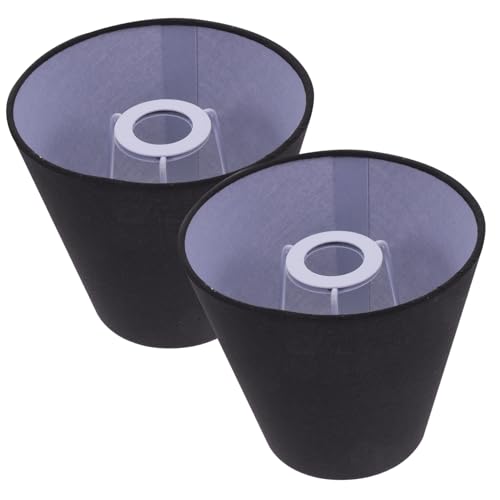 TOGEVAL 2 Stück Lampenschirme aus Hochwertigem Material Einfache Montage Geeignet für Tischlampe Deckenleuchte Wandlampe Stilvoller Lampenschirm für Wohnzimmer und Schlafzimmerdekoration von TOGEVAL