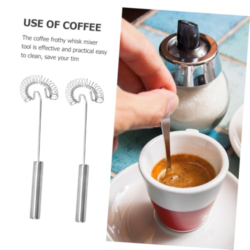 TOGEVAL 2 Stück Manueller Edelstahl Schneebesen mit Federkopf Vielseitiger Eierquirl und Milchaufschäumer für Kaffee Soßen Eiweiß und Sahne Langlebig Handlich Leicht zu Reinigen TOGEVAL 2 Stück Manueller Edelstahl Schneebesen mit Federkopf Vielseitiger Eierquirl und Milchaufschäumer für Kaffee Soßen Eiweiß und Sahne Langlebig Handlich Leicht zu Reinigen von TOGEVAL