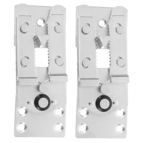TOGEVAL 2 Stück Metall Möbelverbinder für Polstermöbel Stabile Kurze Sofa Clips für Feste Verbindung von Couch Chaiselongue segmenten Einfache Montage Geeignet von TOGEVAL