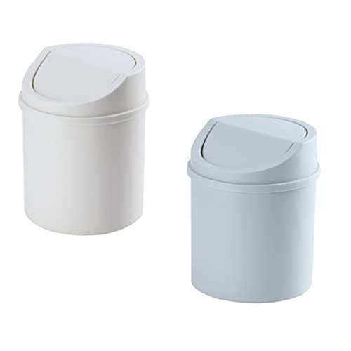 TOGEVAL 2 Stück Mini Mülleimer mit Deckel Tischabfalleimer aus Kunststoff für Schlafzimmer Wohnzimmer und Büro Abfallbehälter für Schreibtisch und Möbel TOGEVAL 2 Stück Mini Mülleimer mit Deckel Tischabfalleimer aus Kunststoff für Schlafzimmer Wohnzimmer und Büro Abfallbehälter für Schreibtisch und Möbel von TOGEVAL