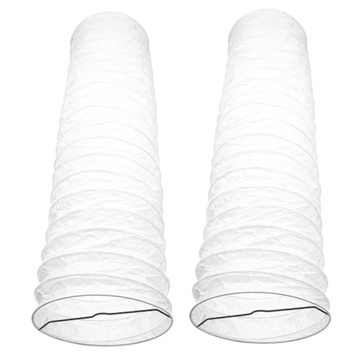 TOGEVAL 2 Stück Moderner Großer Papier Lampenschirm für Stehlampe Dekorativer Ersatzschirm für Wohnzimmer Schlafzimmer und Arbeitszimmer Stilvolle Warme Beleuchtung Einfach zu Reinigen von TOGEVAL