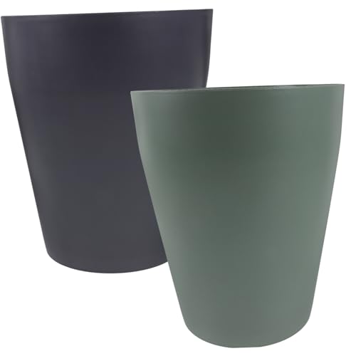 TOGEVAL 2 Stück Ovaler Kleiner Tragbarer Abfallbehälter ohne Deckel Einfacher Vielseitiger Müllbehälter für Schlafzimmer Badezimmer Büro und Küche Leicht zu Reinigen Stilvolles Design TOGEVAL 2 Stück Ovaler Kleiner Tragbarer Abfallbehälter ohne Deckel Einfacher Vielseitiger Müllbehälter für Schlafzimmer Badezimmer Büro und Küche Leicht zu Reinigen Stilvolles Design von TOGEVAL