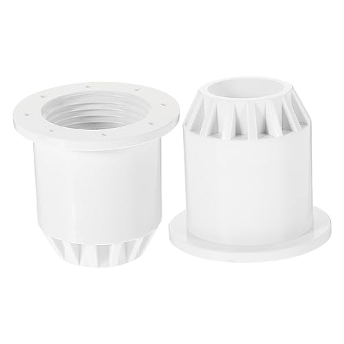 TOGEVAL 2 Stück PVC Schlauchadapter für Pools Robuste und Langlebige Schlauchverbinder Kompatibel mit Intex Einfache Installation für Poolzubehör von TOGEVAL