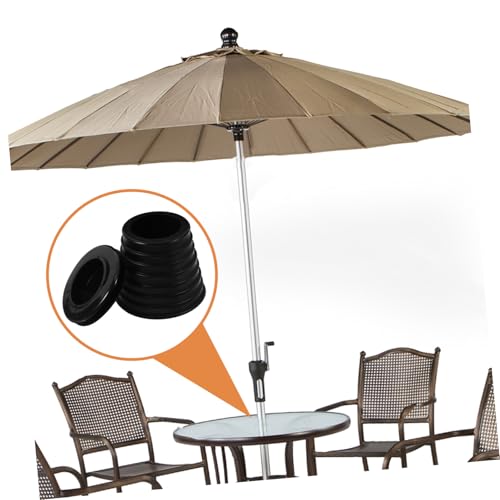 TOGEVAL 2 Stück Patio Sonnenschirm Lochschutz aus Langlebigem Gummi Windfester Schirmloch Stecker und Stabilisator für Gartentisch Wasserabweisend und Einfach zu Reinigen Schutz vor Regen TOGEVAL 2 Stück Patio Sonnenschirm Lochschutz aus Langlebigem Gummi Windfester Schirmloch Stecker und Stabilisator für Gartentisch Wasserabweisend und Einfach zu Reinigen Schutz vor Regen von TOGEVAL