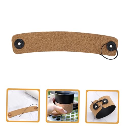 TOGEVAL 2 Stück Pu Beschichtung Becherhülle Isoliermanschette mit Verstellbarem Seilverschluss Hitzebeständig und Rutschfest in Schwarz und Holzoptik Geeignet für Kaffee Trinkflaschen TOGEVAL 2 Stück Pu Beschichtung Becherhülle Isoliermanschette mit Verstellbarem Seilverschluss Hitzebeständig und Rutschfest in Schwarz und Holzoptik Geeignet für Kaffee Trinkflaschen von TOGEVAL