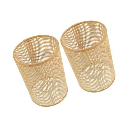 TOGEVAL 2 Stück Rattan Lampenschirme aus Gewebtem Naturmaterial Leichter Langlebiger Decken und Pendelleuchten Schirm Rustikaler Boho Stil Einfache Montage Blendfreier Schutz für TOGEVAL 2 Stück Rattan Lampenschirme aus Gewebtem Naturmaterial Leichter Langlebiger Decken und Pendelleuchten Schirm Rustikaler Boho Stil Einfache Montage Blendfreier Schutz für von TOGEVAL