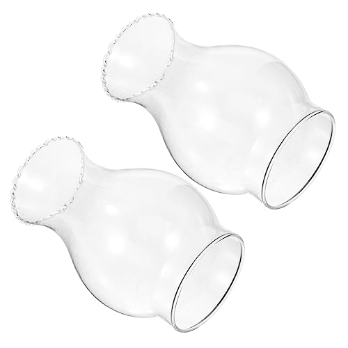 TOGEVAL 2 Stück Retro Öllampe Lampenschirm Winddichter Glaslampenschirm für Petroleumlampe Hochtemperaturbeständig als Ersatz für Kerosinlampen Durchmesser Höhe TOGEVAL 2 Stück Retro Öllampe Lampenschirm Winddichter Glaslampenschirm für Petroleumlampe Hochtemperaturbeständig als Ersatz für Kerosinlampen Durchmesser Höhe von TOGEVAL