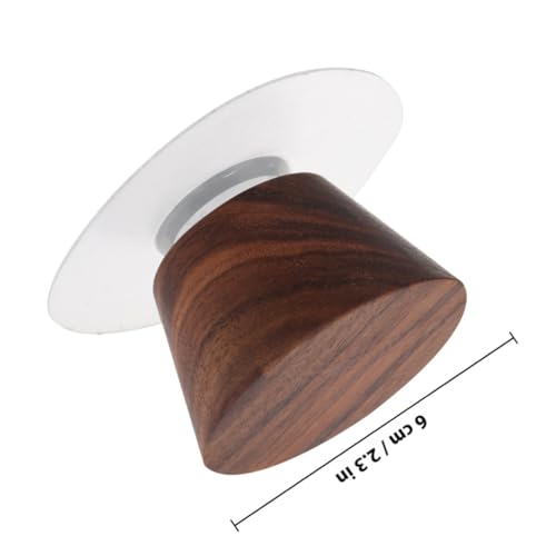 TOGEVAL 2 Stück Robuste Holz Wandhaken aus Schwarzer Walnuss Kreatives Minimalistisches Design Leistungsfähiger Selbstklebender Halter für Mäntel Hüte Handtücher Garderobe in Schlafzimmer TOGEVAL 2 Stück Robuste Holz Wandhaken aus Schwarzer Walnuss Kreatives Minimalistisches Design Leistungsfähiger Selbstklebender Halter für Mäntel Hüte Handtücher Garderobe in Schlafzimmer von TOGEVAL