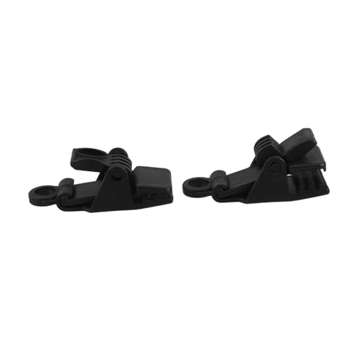 TOGEVAL 2 Stück Robuste Zeltklemmen Schwere Plane Clips Winddicht Langlebige Befestigung für Camping Wandern Outdoor und Picknick Einsetzbar Stabile Konstruktion von TOGEVAL