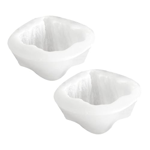 TOGEVAL 2 Stück Silikonformen für Croissants und Donuts Flexible Lebensmittelechte Backform für Fondant Seifen Kerzenherstellung Antihaftbeschichtet Vielseitig für DIY Kuchen von TOGEVAL