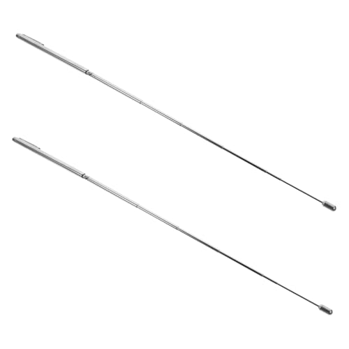 TOGEVAL 2 Stück Teiliges Dowsing Rods aus Edelstahl Tragbare Wünschelruten mit Glatter Oberfläche Leicht und Handlich für Wasserortung Geistjagd und Outdoor aktivitäten von TOGEVAL