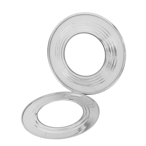 TOGEVAL 2 Stück Teiliges Edelstahl Steamer Ring Stapelbares Dampfgareinsatz Zubehör Hitzebeständig Langlebig Flexibel Einsetzbar für Gemüse Meeresfrüchte und Dampfgarer Vielseitiges von TOGEVAL