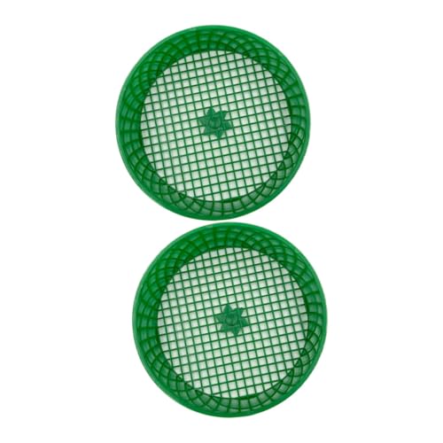 TOGEVAL 2 Stück Teiliges Gartensieb aus Robustem Kunststoff mit Maschenweite Langlebiges Bodensieb für Effektives Filtern von Erde Kompost und Gestein für Gartenarbeit und Pflanzungen von TOGEVAL