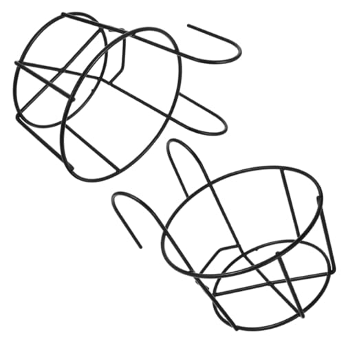 TOGEVAL 2 Stück Teiliges Metall Heuraufe mit Haken Vielseitiger Hasen und Kleintier Futterhalter Einfach zu Montieren Hält Heu Sauber für Kaninchen Meerschweinchen Chinchillas von TOGEVAL