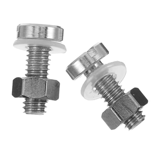 TOGEVAL 2 Stück Teiliges Präzisions Schrauben für Plattenspieler Headshell Montage Robuste Diy Hardware Flache Schraubenköpfe für Einfache Installation Kompatibel mit Diversen Vinyl TOGEVAL 2 Stück Teiliges Präzisions Schrauben für Plattenspieler Headshell Montage Robuste Diy Hardware Flache Schraubenköpfe für Einfache Installation Kompatibel mit Diversen Vinyl von TOGEVAL