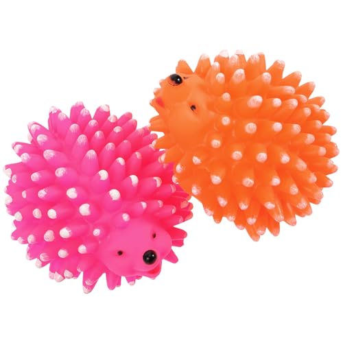 TOGEVAL 2 Stück Teiliges Robustes Latex kauspielzeug für Hunde Quietschendes Igel Design Zahnreinigend und Zahnfleischmassierend Stressabbauend für Mittelgroße und Große Zufällige Farbe TOGEVAL 2 Stück Teiliges Robustes Latex kauspielzeug für Hunde Quietschendes Igel Design Zahnreinigend und Zahnfleischmassierend Stressabbauend für Mittelgroße und Große Zufällige Farbe von TOGEVAL