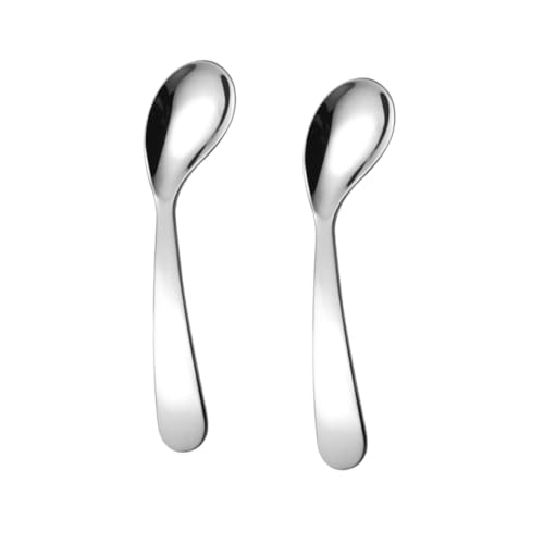 TOGEVAL 2 Stück Teiliges Trainingslöffel Edelstahl Gebogenes Design Ergonomisch Sicher für Junge Mädchen Erleichtert Esslernen und Schont Handgelenke Einfache Reinigung für Junge Mädchen TOGEVAL 2 Stück Teiliges Trainingslöffel Edelstahl Gebogenes Design Ergonomisch Sicher für Junge Mädchen Erleichtert Esslernen und Schont Handgelenke Einfache Reinigung für Junge Mädchen von TOGEVAL