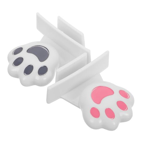 TOGEVAL 2 Stück Toilettensitzheber Katzenkrallen Design Hygienischer Toilettendeckel Helfer Einsetzbar Einfache Montage für Bad Büro Restaurant von TOGEVAL