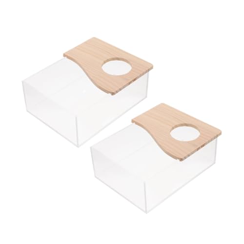TOGEVAL 2 Stück Transparenter Hamster Sandbadbehälter aus Kratzfestem Multifunktional als Toilette und Sandbad Geeignet Glatte Kanten für Sichere Nutzung Leicht zu Reinigen für Hamster TOGEVAL 2 Stück Transparenter Hamster Sandbadbehälter aus Kratzfestem Multifunktional als Toilette und Sandbad Geeignet Glatte Kanten für Sichere Nutzung Leicht zu Reinigen für Hamster von TOGEVAL