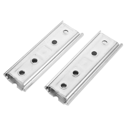 TOGEVAL 2 Stück Verdeckte Möbelverbinder Teiliges Metallverbinder für Bettrahmen Wandmontage Unsichtbare Kopfteilhalterung Robuste Möbelbefestigung für Schwere Sofas von TOGEVAL